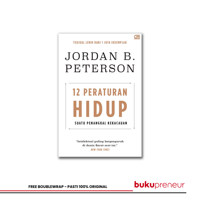 Gambar 12 Peraturan Hidup: Suatu Penangkal Kekacauan - Jordan B. Peterson dari Bukupreneur Kota Bogor Tokopedia