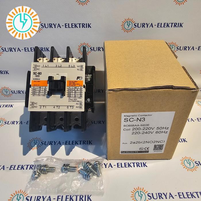 Jual kontaktor contactor fuji electric SC-N3 SCN3 SCN 3 65A 65 amper ...
