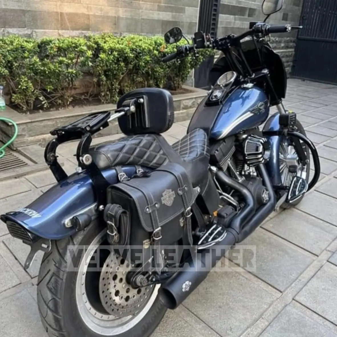 Harley davidson , sidebag harley davidson , sportster , fatboy , sofftail