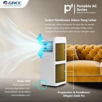 Gambar AC PORTABLE GREE GPC-05P2 1/2 PK | ac portable gree 1/2 pk gpc 05p2 goldfin r290 dari Dunia Elektronik Mall Kota Bekasi 5 Tokopedia