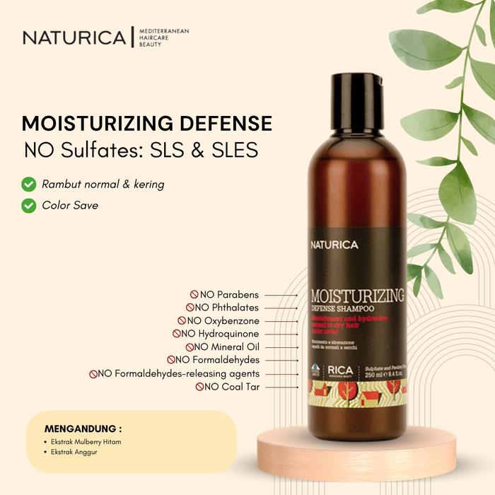 Gambar Naturica Moisturizing Defense Shampoo dari Belle Couture Kota Administrasi Jakarta Selatan Tokopedia
