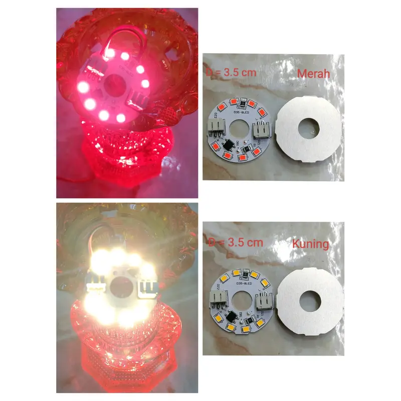 plat lampu sembahyang led - kecil 6