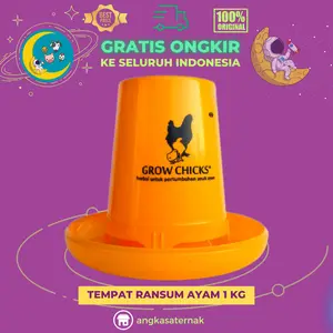 TEMPAT RANSUM AYAM 1 KG MEDION - Tempat Pakan Untuk Ayam