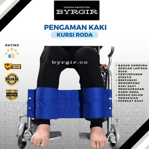 BYRGIR Pengaman Penopang Penyangga Handle Sandaran Kaki Kursi Roda