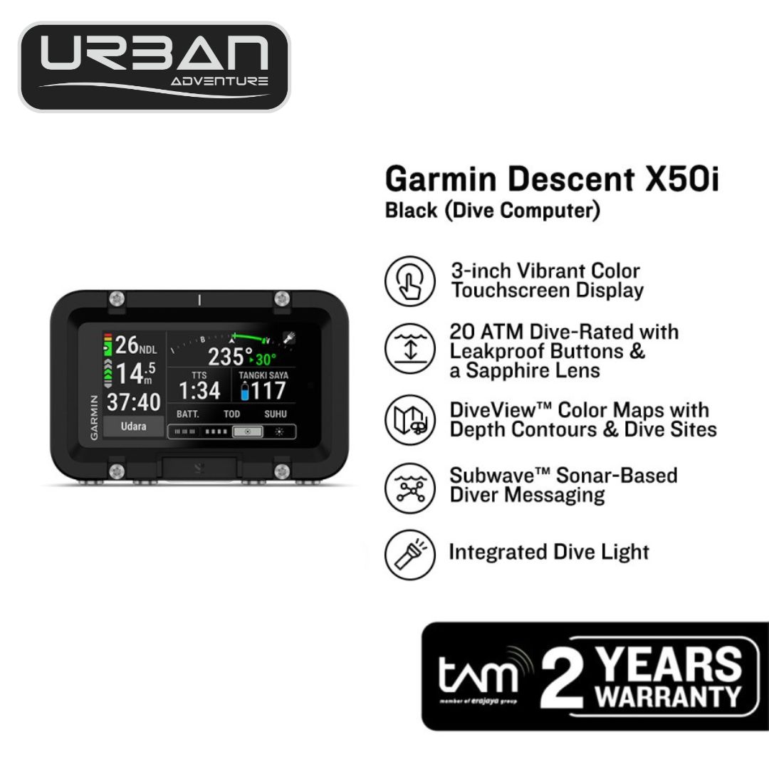 Garmin Descent X50i - Black (Dive Computer)