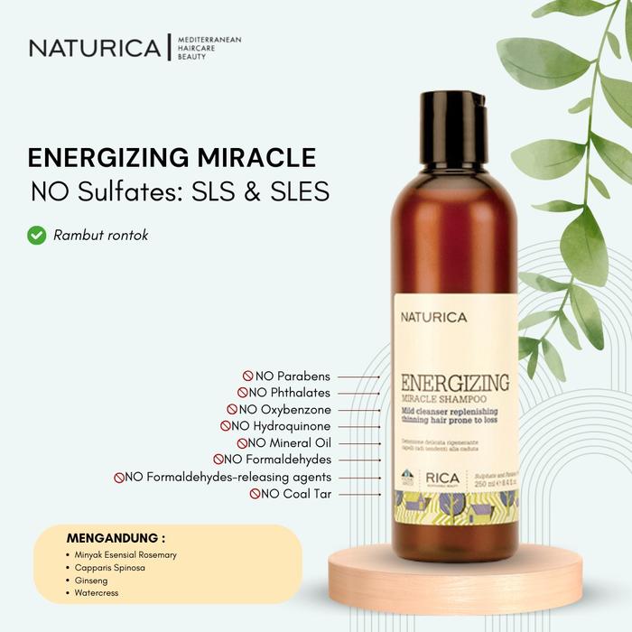 Gambar Naturica Energizing Miracle Shampoo dari Belle Couture Kota Administrasi Jakarta Selatan Tokopedia