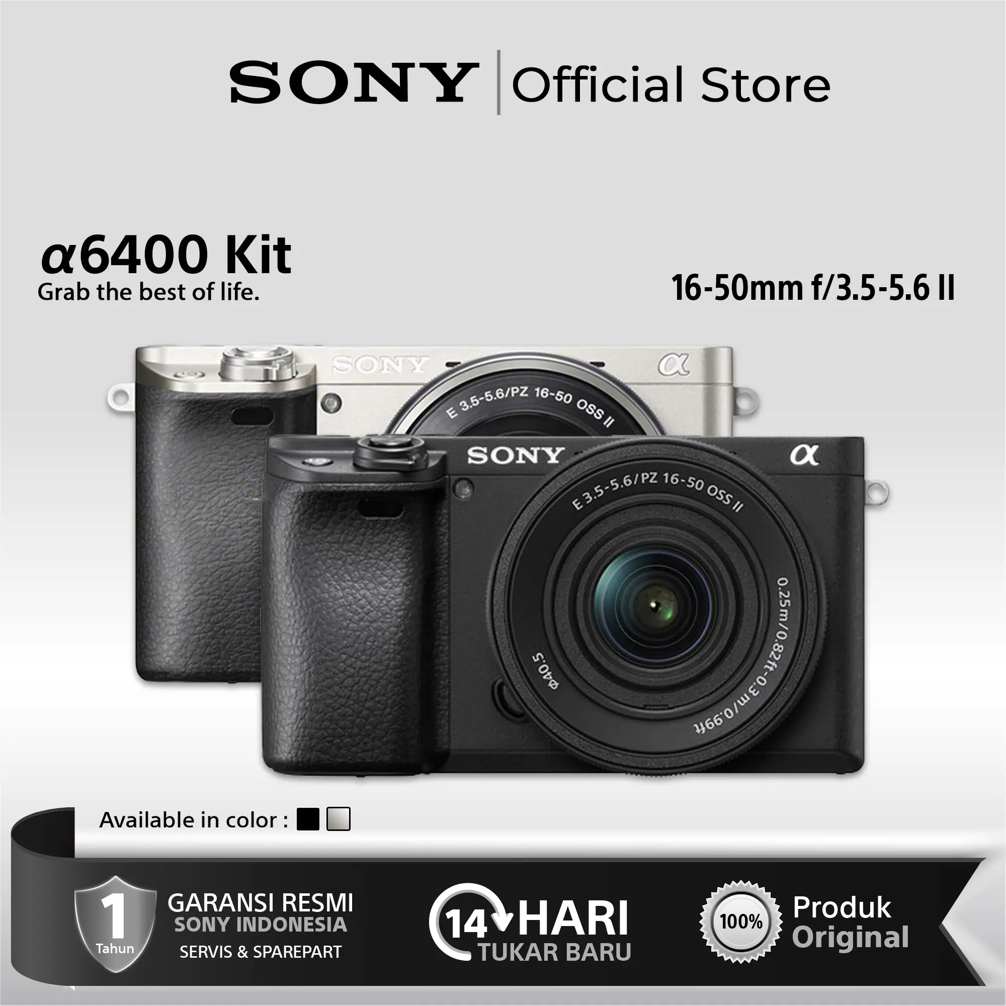 Sony Alpha a6400 a 6400 Mirrorless Digital Camera with E PZ 16-50mm f3.5-5.6 OSS II