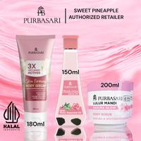 Gambar PURBASARI PAKET BODY MOIST ANTI AGING Melembabkan / Mengurangi Kerutan di Tubuh Tampak Glowing dari Sweet Pineapple @ Kota Tangerang Selatan 1 Tokopedia