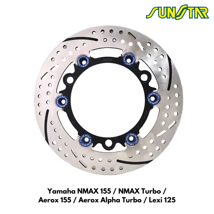 Gambar READY Disc Cakram Depan Floating 230mm NMAX Aerox 155 Lexi 125 SUNSTAR Indonesia - Black Blue dari Webike Indonesia Kota Administrasi Jakarta Selatan 5 Tokopedia