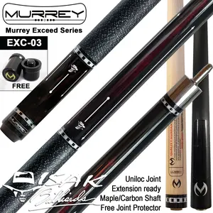 Murrey Exceed EXC-03 Cue Uniloc Maple Extension Bumper Stick Billiard