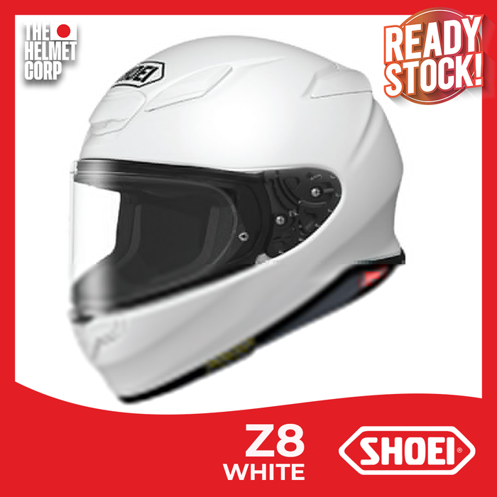 Jual SHOEI Z8 WHITE HELM FULL FACE PUTIH ORIGINAL HELMET Z-8