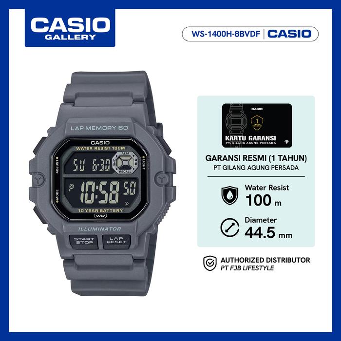 Gambar Casio Jam Tangan Pria WS-1400H-8BVDF Digital dari Casio Gallery Indonesia Kota Administrasi Jakarta Pusat Tokopedia