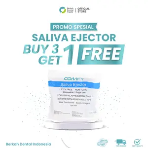 Dental Suction Comfy Saliva Ejector isi 100pcs
