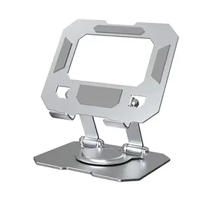 Aluminium Foldable Adjustable 360 Degree Rotation For Tablet 4-13 Inch Aluminum Alloy Cooling Base For Tablet DH 105