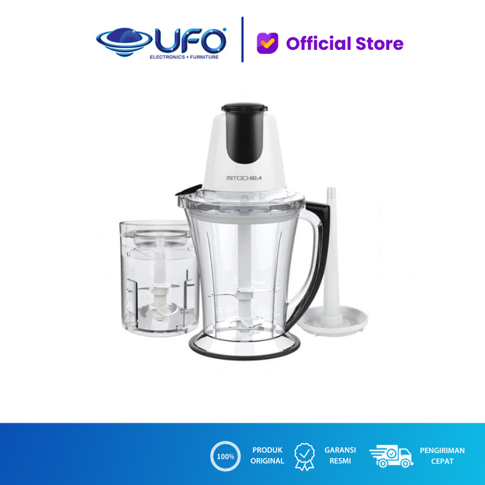 Gambar MITOCHIBA CH100 FOOD CHOPPER BLENDER MULTIFUNGSI 1.5 LITER dari UFO ELEKTRONIKA JOGJA Kab. Sleman Tokopedia