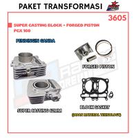 Gambar Paket Bore UP BRT Vario 160/PCX 160 Blok Piston 62 Double Cooler-3605 dari BRT GPRacing Store Kab. Bogor 1 Tokopedia