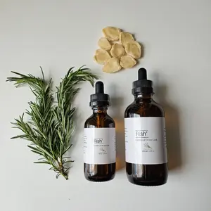 Rish Minyak Kemiri +Infused Rosemary BUNDLING total 2 botol 1 botol 60ml & 1 botol 120ml