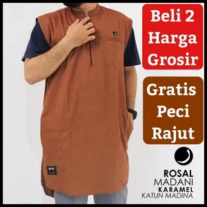 Terlaris Rosal Premium Madani Rompi Sholat Rosal Jumbo M-Xxxl Good Quality