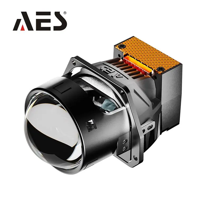 PROYEKTOR MOTOR MOBIL Bi-laser Biled Projector AES Turbo SE Ultra Cooler 2 Inch Bilaser TIR Technology 70 Watt 2