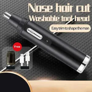 BIZI Alat Cukur Bulu Hidung Electric Nose Hair Trimmer 360 USB Charge - YD-103