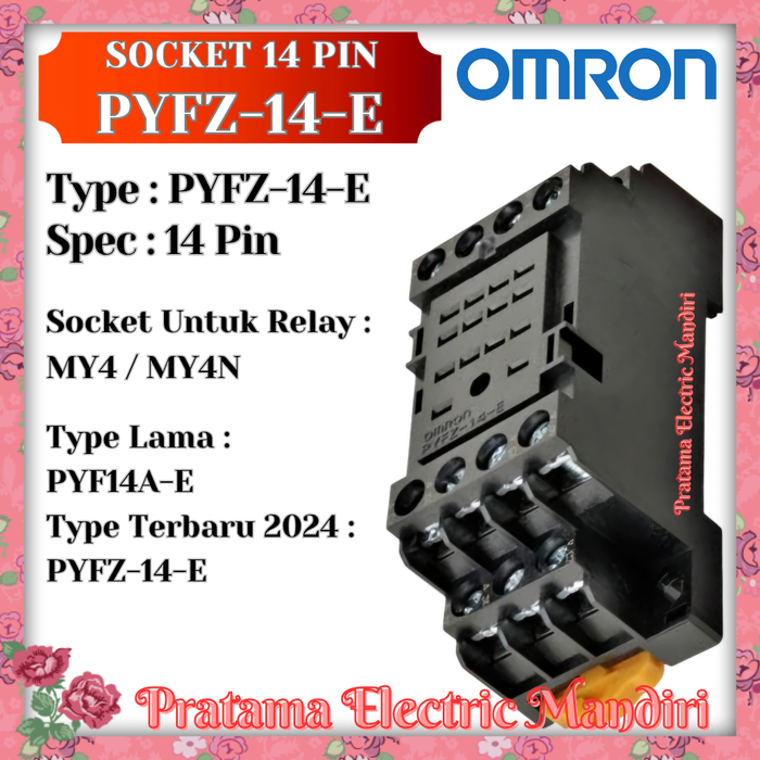 Jual [OMRON] OMRON RELAY MY4N MY4N-GS MY4N-GS-R 6A 14 KAKI 14 PIN 24V ...