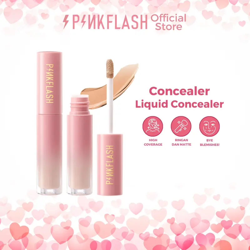 PINKFLASH #OhMyBreath Liquid Concealer Full Coverage PFF04 0