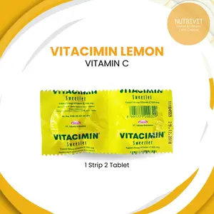 VITACIMIN RASA LEMON / BLACKCURRANT- Per 10 Strip -VARIAN -