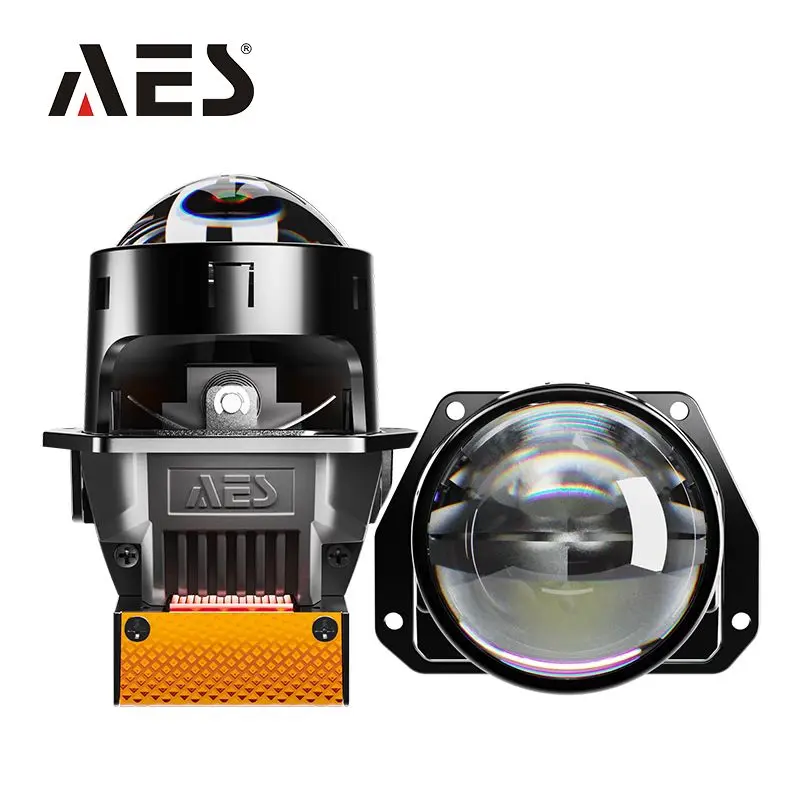 PROYEKTOR MOTOR MOBIL Bi-laser Biled Projector AES Turbo SE Ultra Cooler 2 Inch Bilaser TIR Technology 70 Watt 0