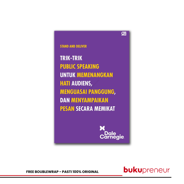 Gambar Stand And Deliver by Dale Carnegie dari Bukupreneur Kota Bogor Tokopedia