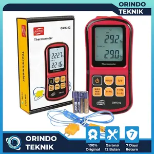 Thermocouple Benetech GM1312 Dual Channel Probe Thermometer Thermokopel