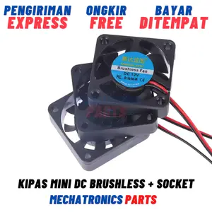 Kipas Mini DC Brushless + Socket Cooling Fan Raspberry