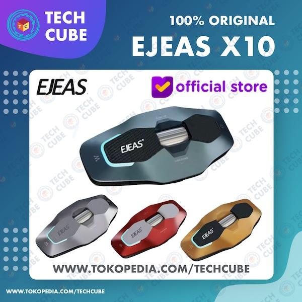 Gambar EJEAS X10 Intercom Mesh 4.0 5G Music Sharing Radio FM Bluetooth Helm 10 Rider Alt Q8 MS8 - Grey dari Tech Cube Store Kota Administrasi Jakarta Barat Tokopedia
