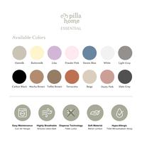 Gambar QUILT COVER Pilla Home Essential Double Duvet Polos Aesthetic Katun - Beige dari Pilla Home Indonesia Kota Tangerang 5 Tokopedia