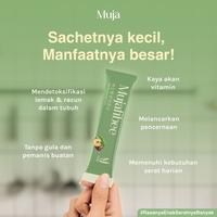 Gambar [PAKET 2 Box] 1 box Mujafibee Fiber Drink x 1 box Mujaglow Minuman Kolagen dan Fiber by Mulan Jameela suplemen kulit dari Muja Beauty Kota Bandung 3 Tokopedia