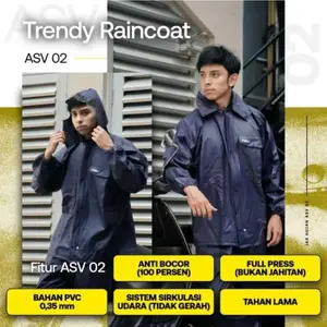 JAS HUJAN ASV KARET ORIGINAL/FULL PRES ANTI BOCOR