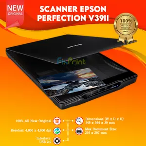 SCANNER EPSON PERFECTION V39II V39 II V-39 II PENGGANTI V39 FLATBED A4