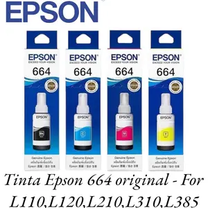 Tinta Epson T664 L100 L110 L120 L200 L220 L310 L350 L355 L360 Hitam