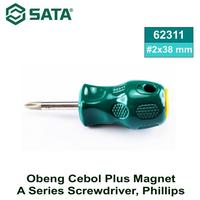 Gambar Obeng Plus Cebol Magnetik PH 2 x 38 mm 62311 A Series Screwdriver, Phillips #2x38MM Sata Tools dari SATA OS Kota Administrasi Jakarta Utara 2 Tokopedia