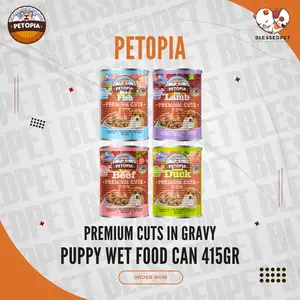 PETOPIA Dog Food Puppy 415gr / Makanan Kaleng PETOPIA PREMIUM CUTS