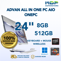 Gambar ADVAN OnePC AIO All-in-On AMD RYZEN 5 3500U/ FHD/ 8GB/ 512GB 99% SRGB/ MOUSE + KEYBOARD/  WINDOWS 11 dari mdpsuperstore Kota Palembang 1 Tokopedia