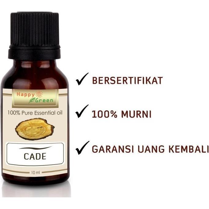 Happy Green Cade Essential Oil (10 ml) - Minyak Cade 100% Murni