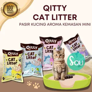 Pasir Kucing 1Liter Bentonite Cat Litter 1lt Pasir Super Premium Quality Untuk Pewangi Kotoran Kucing Pasir Kucing Sand for Cat Pet