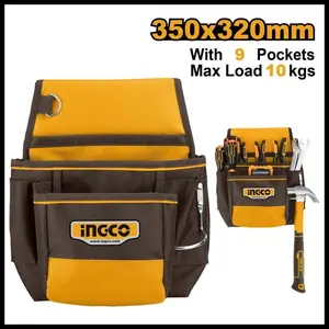 Sabuk Tas Pinggang 10Kg Perkakas Ingco Htbp010128 Alat Tool Belt Bag Special Promo...!!!