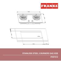 Gambar Franke FHS7212 Kompor Gas Stainless Steel 2 Burners dari PT Surya Pertiwi Kota Tangerang 2 Tokopedia
