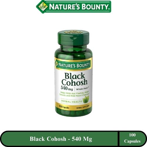 Nature's Bounty Black Cohosh 540 mg - 100 Capsules