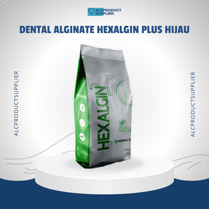 Jual Dental Alginate Hexalgin Plus Hijau 454gr - Kota Tangerang - Alldent |  Tokopedia