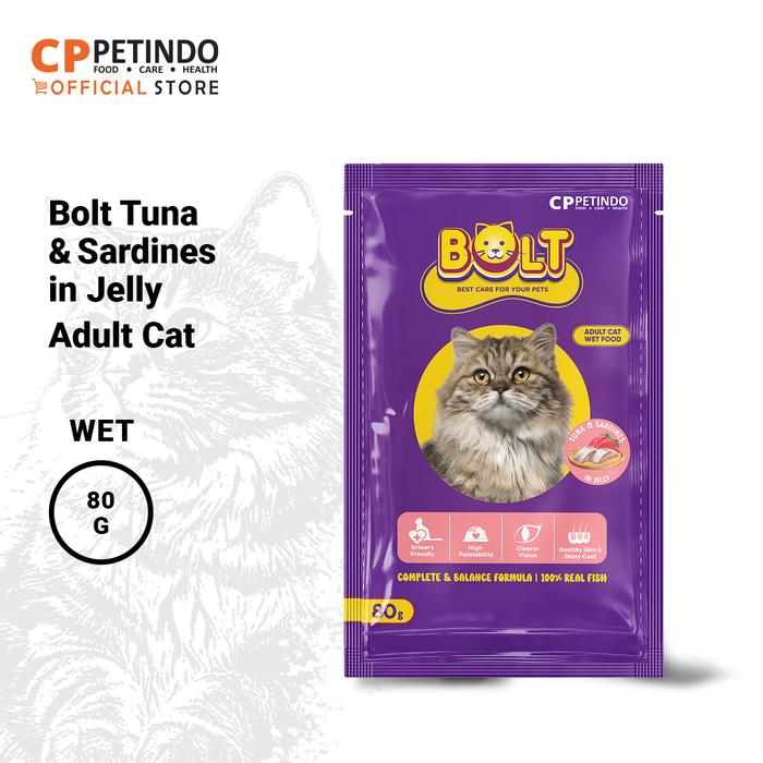 Gambar Bolt Pouch Tuna Sardine Jelly 80 gr dari Cppetindo Shop Kota Depok Tokopedia