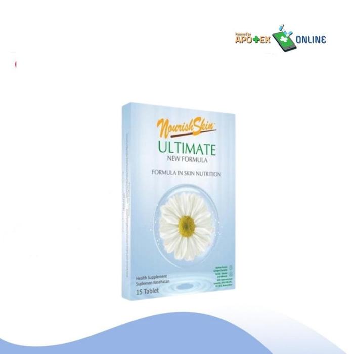Gambar NOURISH SKIN ULTIMATE NEW 15 TABLET dari Apotek Royal Gunung Anyar Kota Surabaya Tokopedia