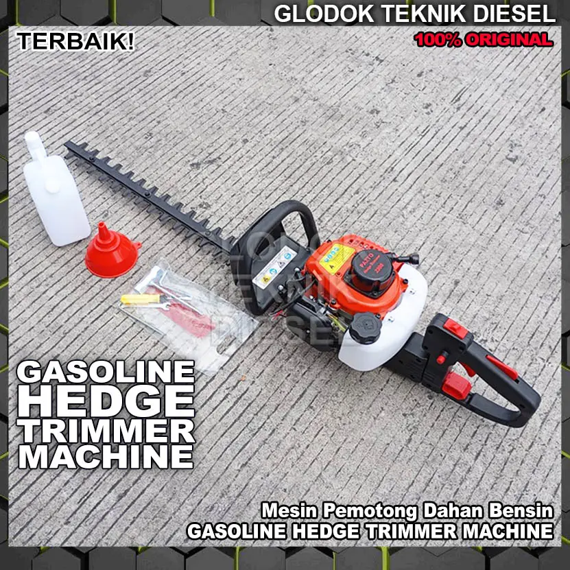 Mesin Potong Dahan Tanaman Ranting Pohon / Gasoline Hedge Trimmer Mesin Pemangkas Dahan Pemangkas Ranting Bunga Taman / Alat Potong Pagar Tanaman / Pemotong Dahan Ranting Bensin Original Terbaik