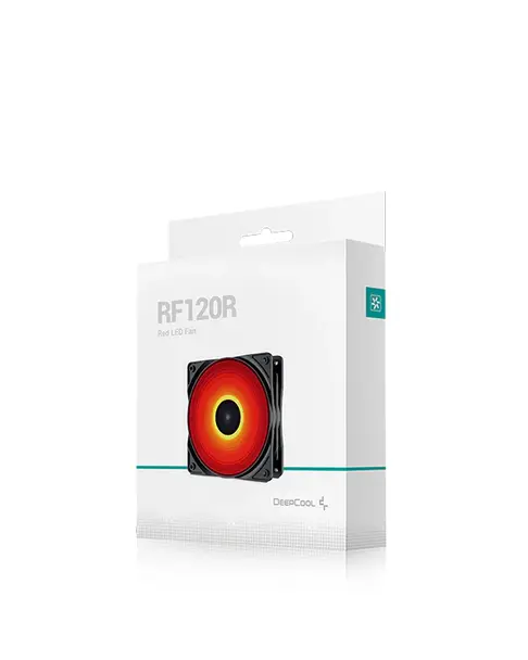 CASE FAN DEEPCOOL RF 120 RF120 RF120W RF120B RF120R COOLER KIPAS CASING 12CM W/R/B WHITE RED BLUE